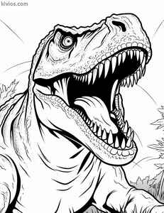 T-Rex Coloring Page #2276413777