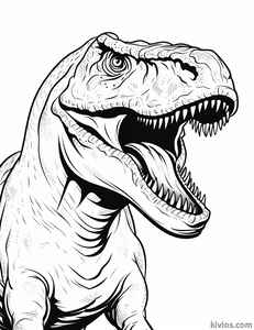 T-Rex Coloring Page #229014096