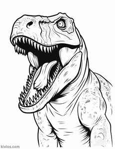 T-Rex Coloring Page #239115748