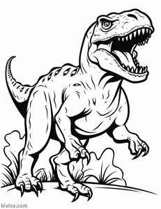T-Rex Coloring Page #2465719998
