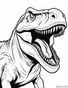T-Rex Coloring Page #272767986