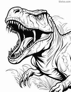 T-Rex Coloring Page #3049118622