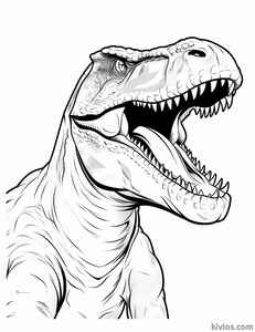 T-Rex Coloring Page #389523302