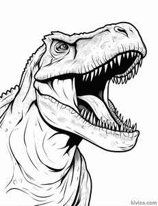 T-Rex Coloring Page #404829107
