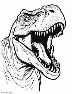 T-Rex Coloring Page #467619869