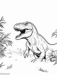 T-Rex Coloring Page #495915155