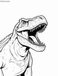 T-Rex Coloring Page #523615462