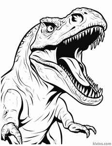 T-Rex Coloring Page #58545960