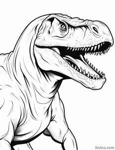 T-Rex Coloring Page #66907735