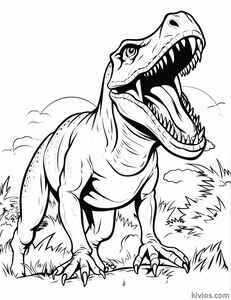 T-Rex Coloring Page #6962300
