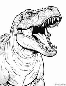 T-Rex Coloring Page #78985290