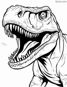 T-Rex Coloring Page #8540994
