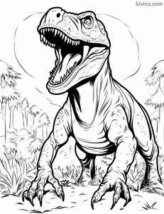 T-Rex Coloring Page #8613658