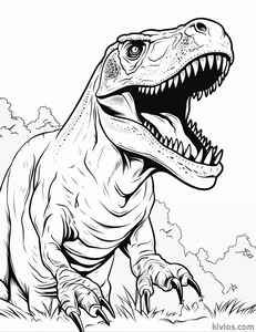 T-Rex Coloring Page #913627913