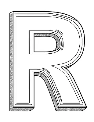 Alphabet Coloring Pages - Kivios
