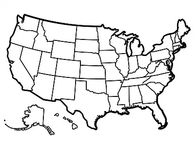Maps Coloring Pages