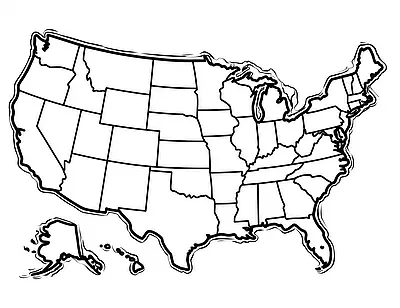 Maps Coloring Pages