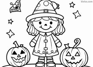 Halloween Coloring Page #223837884