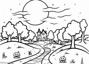 Halloween Coloring Page #2513021226