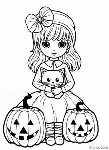 Halloween Coloring Page #3210328660