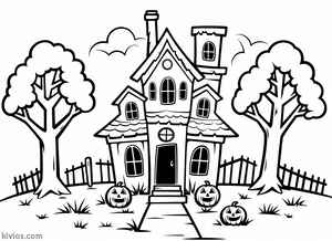 Halloween Coloring Page #350629794
