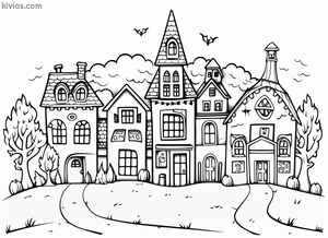 Halloween Coloring Page #506025192