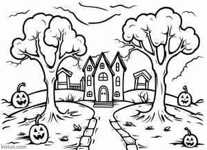 Halloween Coloring Page #914719544