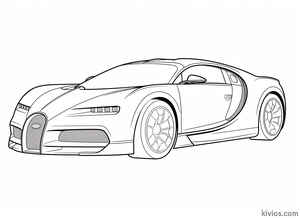 Bugatti Bolide Coloring Page #103159875
