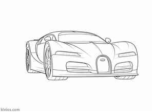 Bugatti Bolide Coloring Page #149804488
