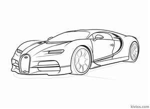 Bugatti Bolide Coloring Page #309824502