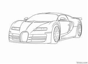 Bugatti Bolide Coloring Page #42344848