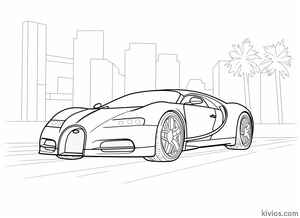 Bugatti Bolide Coloring Page #936323464