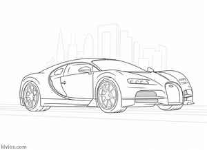 Bugatti Bolide Coloring Page #999311720