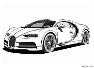 Bugatti Chiron Coloring Page #2762227847