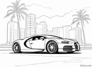 Bugatti Chiron Coloring Page #2902217372