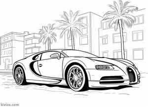 Bugatti Chiron Coloring Page #3098122773
