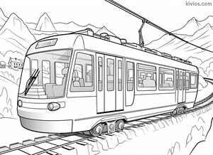 Cable Car Coloring Page #15339035