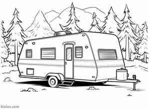 Camper Coloring Page #106909046