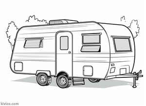 Camper Coloring Page #202552107