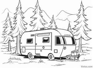Camper Coloring Page #212366545