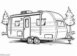 Camper Coloring Page #219978744