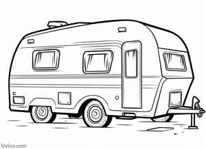 Camper Coloring Page #2250010690