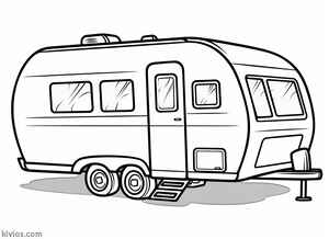 Camper Coloring Page #226009606