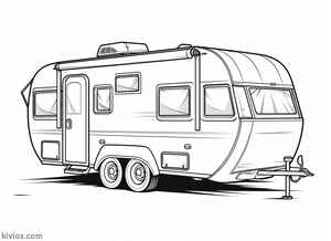 Camper Coloring Page #23748781