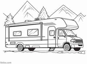Camper Coloring Page #2485922015