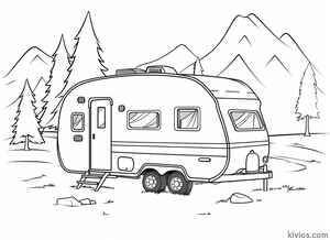 Camper Coloring Page #288144132