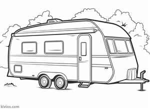 Camper Coloring Page #673417527