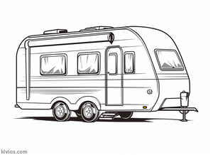 Camper Coloring Page #719332606