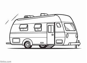 Camper Coloring Page #735727944