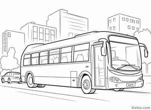 City Bus Coloring Page #133652184